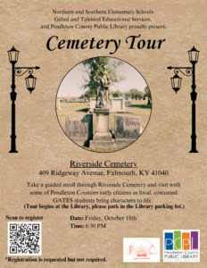 Cemetery Tour - 10/18