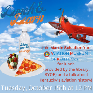 Lunch and Learn: Aviation - 10/15